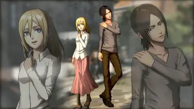 Attack on Titan 2 - Christa and Ymir