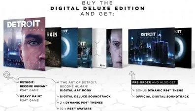 50% discount on Detroit: Become Human Digital Deluxe Edition PS4