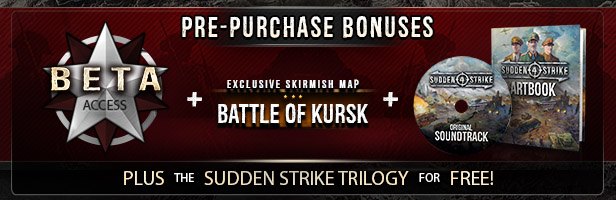 Sudden Strike 4 Pre Purchase Bonus