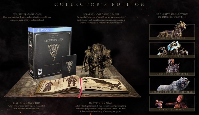 The Elder Scrolls Online Morrowind Collector's Edition