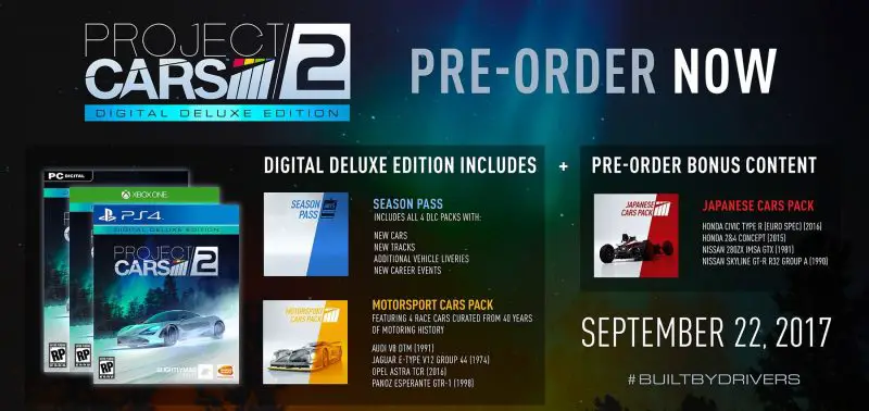 project cars 2 deluxe edition ps4