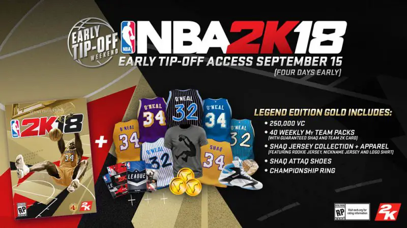 NBA 2K18 - Legend Edition Gold