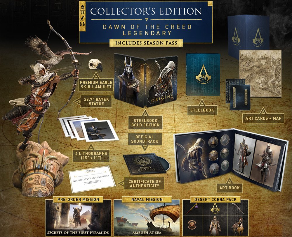 What Is The Difference Between Assassin S Creed Origins Deluxe And Gold