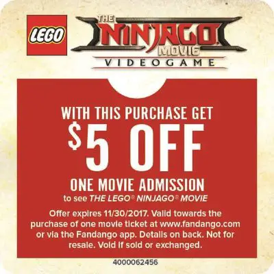 The LEGO Ninjago Movie Videogame - $5 Off Movie