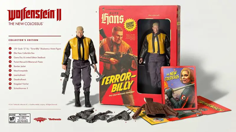 Wolfenstein II The New Colossus Collector's Edition
