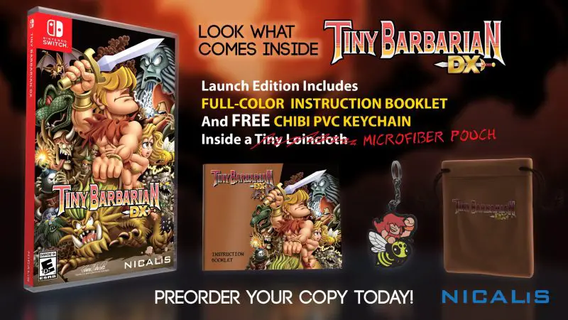 Tiny Barbarian DX Launch Edition
