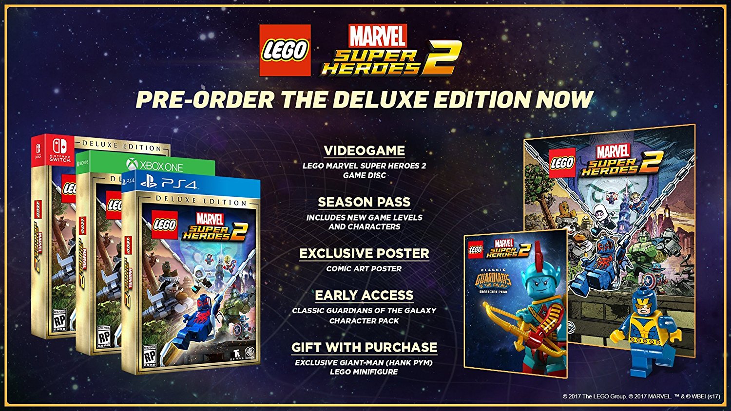 Lego Marvel Super Heroes 2 Game Preorders