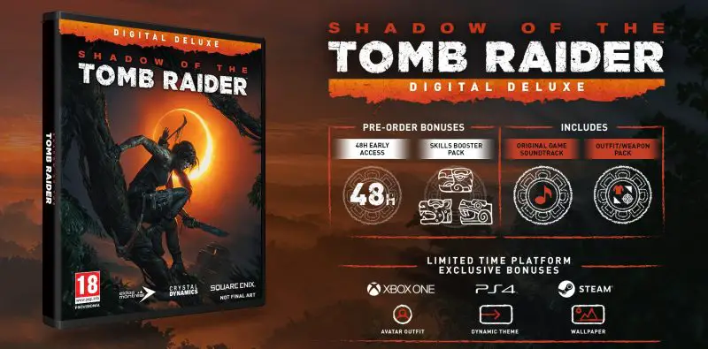 Shadow of the Tomb Raider Digital Deluxe Edition