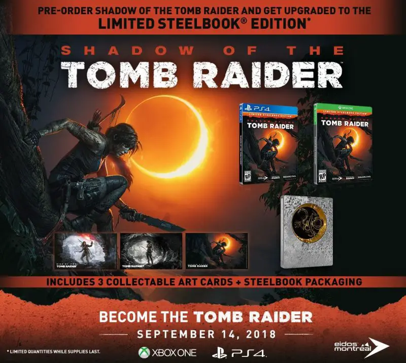 Shadow of the Tomb Raider - Steelbook Edition