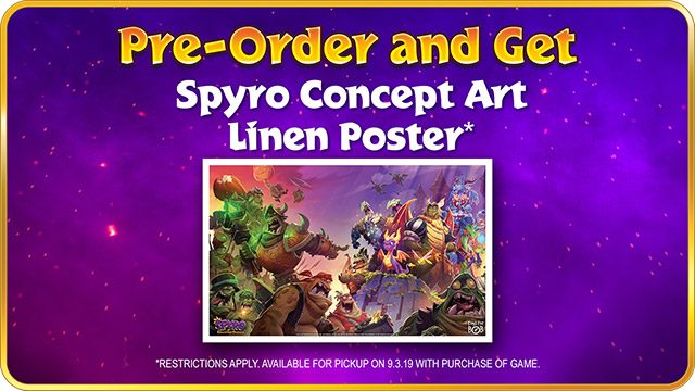 Spyro Reignited Trilogy - Linen Poster