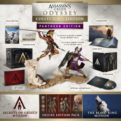 Assassins Creed Odyssey Pantheon Collector Edition Game Preorders