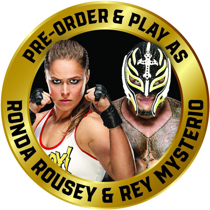 WWE 2K19 Rey Mysterio Ronda Rousey