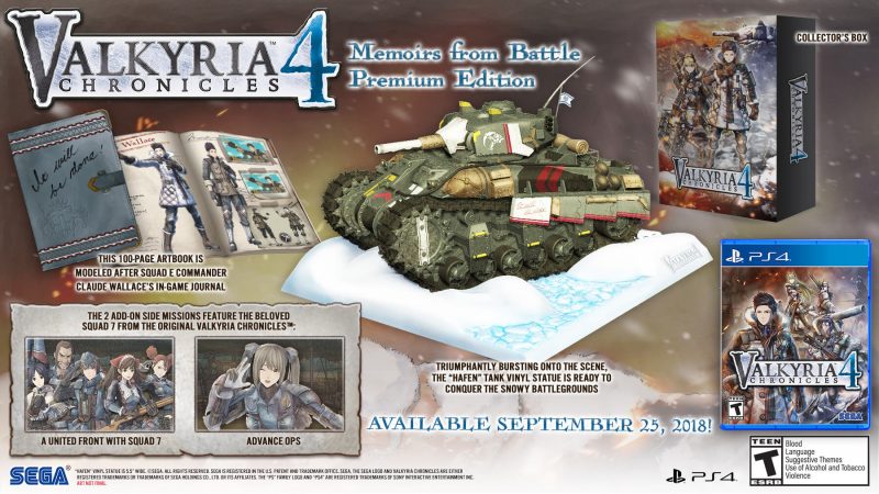 Valkyria Chronicles 4 Memoirs From Battle Edition