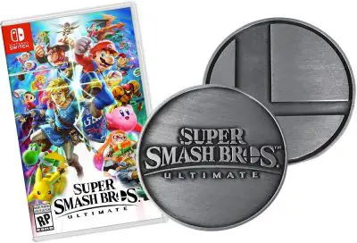 Super Smash Bros Ultimate Antique Silver Coin