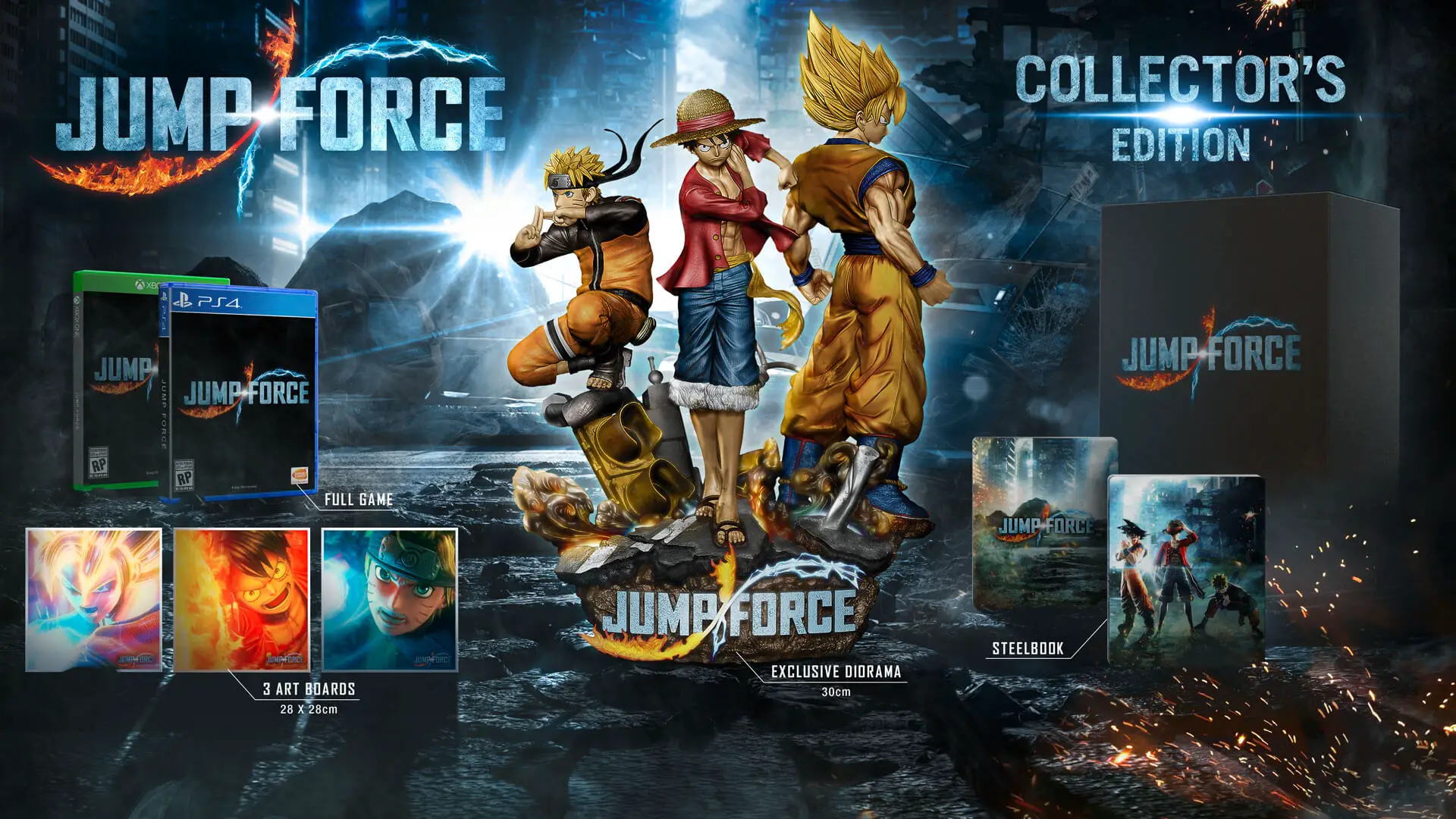 Jump Force  Special Editions COMPARED
