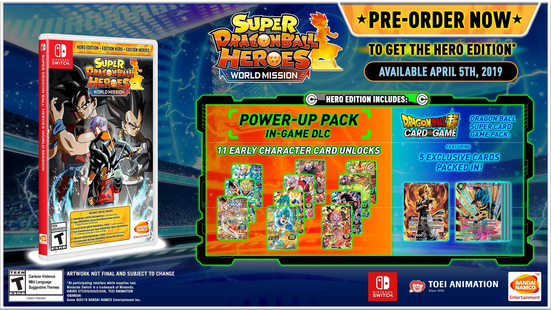 Super Dragon Ball Heroes: World Mission - Pre-Order Bonuses