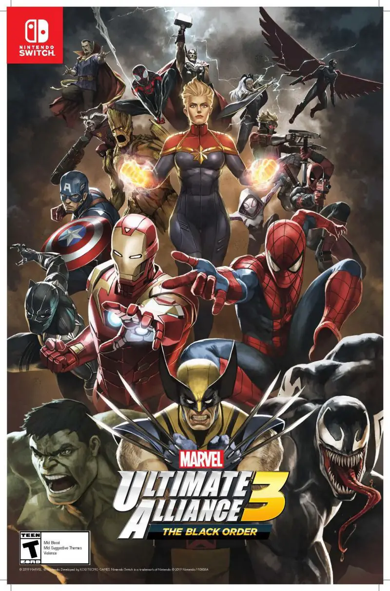 Marvel Ultimate Alliance 3 SKAN Poster