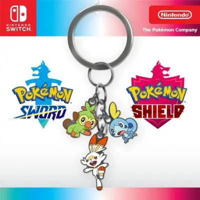 Pokémon Sword and Shield Charm Keychain