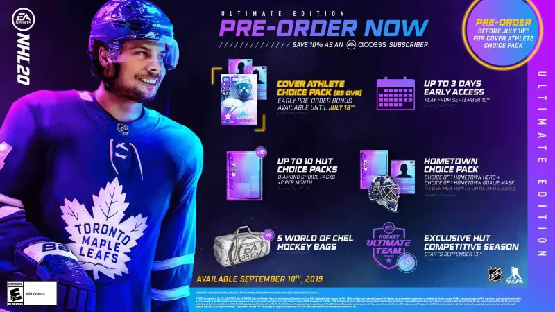 NHL 20 Ultimate Edition
