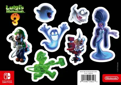 Luigi’s Mansion 3 - Sticker Sheet