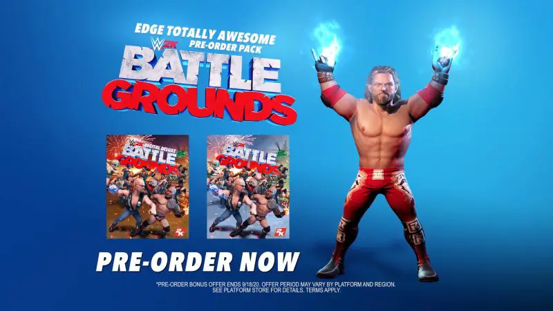 WWE 2K Battlegrounds - Edge Totally Awesome Pre-Order Pack