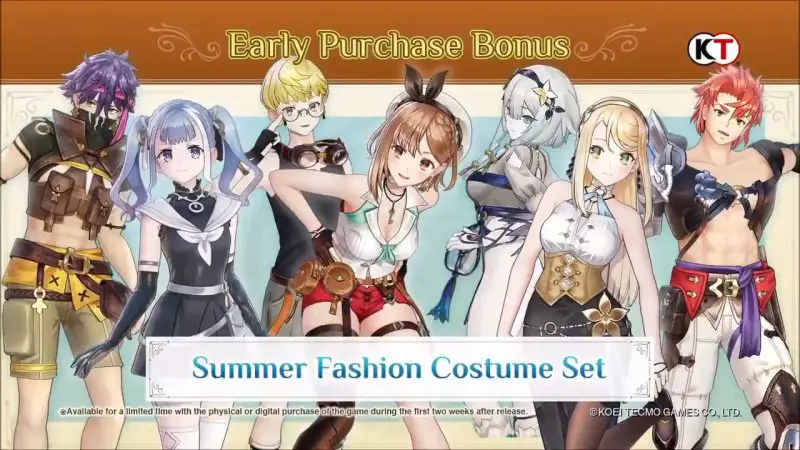 Atelier Ryza 2 - Summer Fashion Costume Set