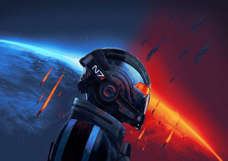 Mass Effect Legendary Edition Key Art Poster
