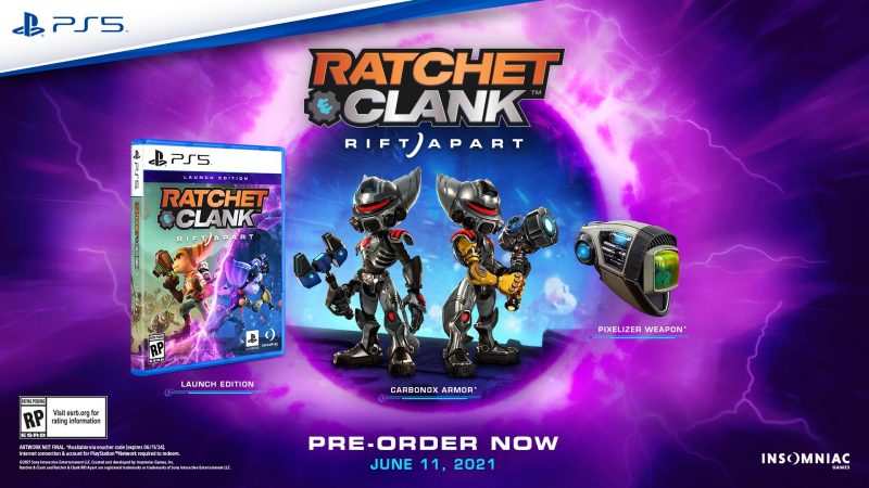Ratchet Clank Rift Apart Pre Order Bonuses